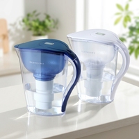 Carafe filtrante à eau sans BPA OEM 3,5 L, filtre anti-calcaire avec cartouche filtrante de remplacement, certifiée LFGB