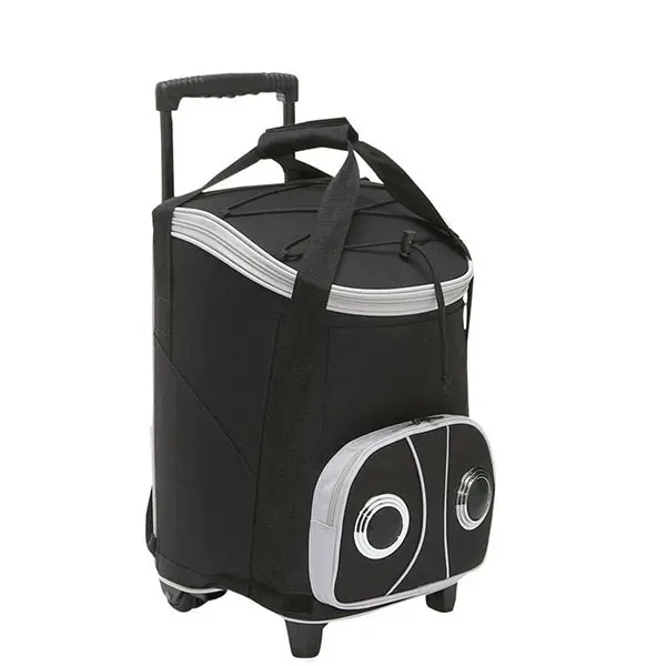 Exbag-carrito de Picnic al aire libre, bolsa de refrigeración portátil con Altavoz Bluetooth, inalámbrico