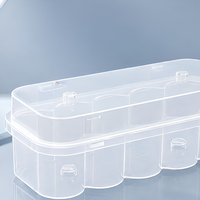 Boîte de rangement en plastique PP de qualité industrielle, empilable, rectangulaire, avec support pour logo personnalisé