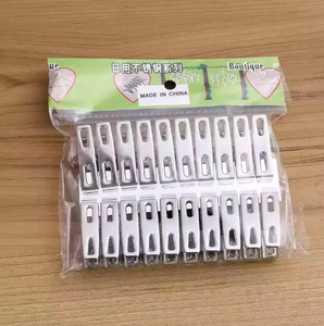 Mollette per Bucato in Metallo Argentato Resistenti, Clip Antivento in Acciaio Inossidabile per Calzini, Vendita all'Ingrosso - Product Image 4