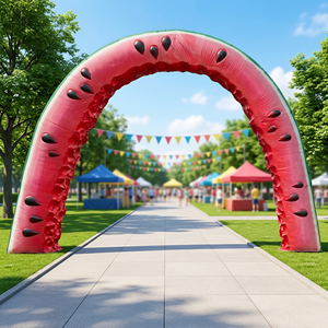 Arco Inflable Decorativo con Forma de Sandía para Entrada, Exhibición de Eventos, Centro Comercial o Entrada de Granja - Product Image 2