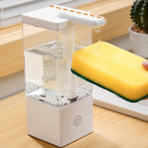 Dispensador de Jabón Automático Recargable con Sensor, Dispensador de Líquido Sin Contacto <span class=keywords><strong>para</strong></span> Cocina, Baño, Desinfectante de <span class=keywords><strong>Manos</strong></span>, Champú, Ducha - Product Image 4