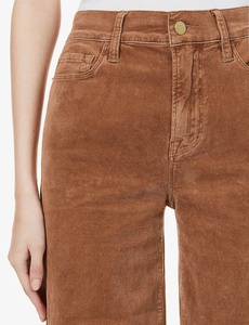 <span class=keywords><strong>A</strong></span> vita alta commercio all'ingrosso di colore marrone cotone <span class=keywords><strong>pantaloni</strong></span> larghi del piedino delle donne <span class=keywords><strong>pantaloni</strong></span> di <span class=keywords><strong>velluto</strong></span> <span class=keywords><strong>a</strong></span> <span class=keywords><strong>coste</strong></span> - Product Image 3