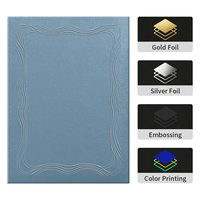 Carpeta para Diploma de Cuero PU Multicolor, Funda Personalizable para Certificado, Portadocumentos para Ceremonia de Graduación