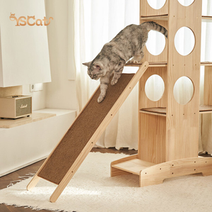 Vendita calda fornitura diretta della fabbrica OEM ODM di lusso moderno eco-friendly regolabile multifunzionale torre di gatto in legno gatto albero mobili - Product Image 2
