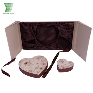 Logo personalizzato all'interno di velluto per orecchini anelli collane di lusso eco-friendly scatola di gioielli in carta Kraft - Product Image 1