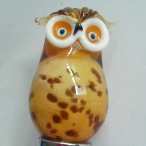 <span class=keywords><strong>แก้ว</strong></span>รูปนกฮูก Murano ขนาดเล็กรูปสัตว์รูปการ์ตูน<span class=keywords><strong>นก</strong></span>เศษหินหรืออิฐที่อุดขวดไวน์ทำจากโลหะทำจากโลหะทำจากองุ่นเป่า - Product Image 5