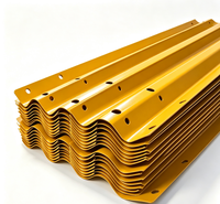 Barrière de sécurité en acier W Beam Guardrail 2,5 mm Q235/Q355, revêtement en zinc 550 g, certifiée EN 1317, protection H1W2, barrière anti-collision pour autoroute