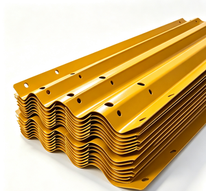 Barrière de sécurité en acier W Beam Guardrail 2,5 mm Q235/Q355, revêtement en zinc 550 g, certifiée EN 1317, protection H1W2, barrière anti-collision pour autoroute - Product Image 5