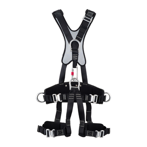 Harnais complet à cinq points pour <span class=keywords><strong>l</strong></span>'alpinisme, <span class=keywords><strong>l</strong></span>'escalade et le sauvetage d'urgence, équipement <span class=keywords><strong>de</strong></span> rappel, ensemble <span class=keywords><strong>de</strong></span> cordes <span class=keywords><strong>de</strong></span> sécurité - Product Image 1