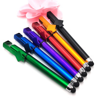 Support de téléphone portable multifonctionnel à écran tactile, stylo à encre gel plastique 0,5 mm avec impression de code QR et logo personnalisé