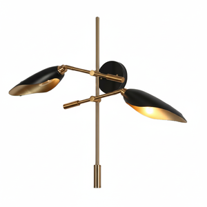 Lámpara de pared negra de doble cara para uso en exteriores Diseño elegante Ideal para entrada de pilar de puerta y exteriores contemporáneos - Product Image 1