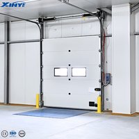 Puerta Seccional Vertical Eléctrica de Alta Calidad, Puerta Enrollable de Alta Velocidad con Sensor y Sellado Antipolvo para Almacén