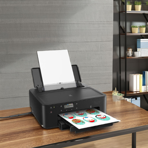 เครื่องพิมพ์กระดาษกินได้สำหรับแผ่นไอซิ่งกินได้ กระดาษน้ำตาลกินได้ กระดาษเวเฟอร์ พิมพ์ลายลงช็อกโกแลต - Product Image 1