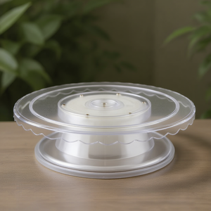 อัลซาตา (27x7.5 ซม.) ถาดอบเค้กแบบหมุนได้ คริสตัลใส 26830270PCV - Product Image 3