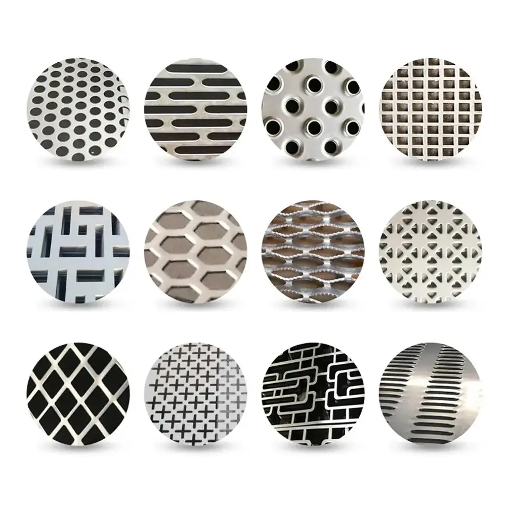 High quality aluminum perforated metal sheet 201 304 316 stainless steel round hole perforated metal panel