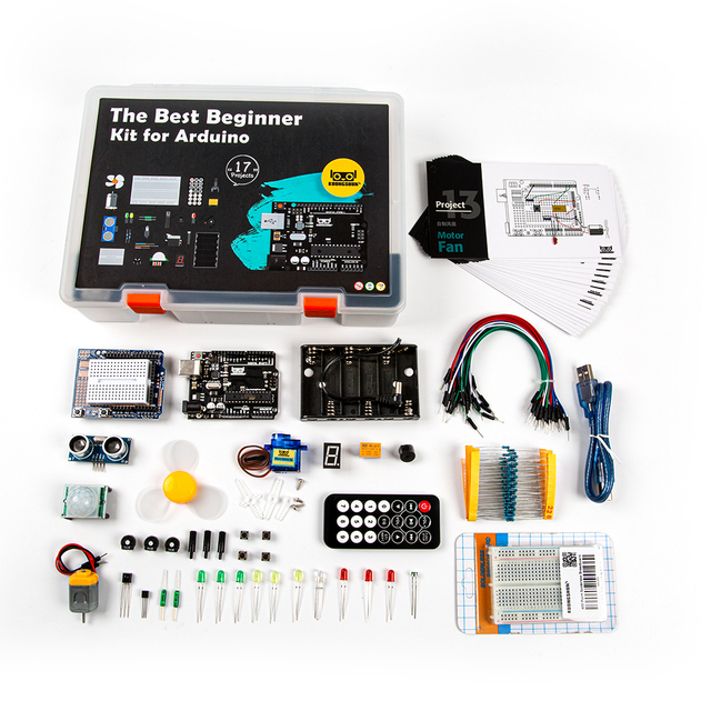 RoboWiz The Best Beginner Starter Kit TUTORIAL Compatible With Arduino IDE