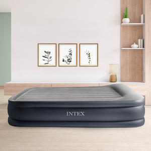 Lit d'air <span class=keywords><strong>gonflable</strong></span> <span class=keywords><strong>INTEX</strong></span> 64136 Dura-Beam Queen Deluxe avec oreiller intégré, <span class=keywords><strong>matelas</strong></span> <span class=keywords><strong>gonflable</strong></span> pliable - Product Image 4