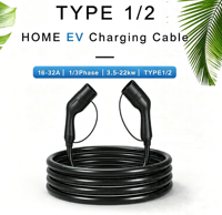 Câble de chargeur EV monophasé, 32A, 250V, 7kW, câble de charge EV 5M 7M 10M pour véhicules électriques