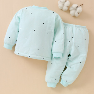 Conjunto de Ropa de Algodón para Bebé, Grueso, de Dos Piezas, Unisex, para Otoño e Invierno - Product Image 3