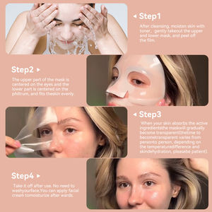 OEM Private Label <span class=keywords><strong>Real</strong></span> Deep Bio-Kollagen-Gesichts blatt maske Vitamin C-infundierte koreanische Hautpflege für die Hydratation Gesichts maske für die Haut - Product Image 6