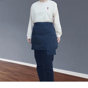 <span class=keywords><strong>Delantal</strong></span> de medio <span class=keywords><strong>cuerpo</strong></span> de chef, <span class=keywords><strong>delantal</strong></span> de ropa de trabajo de cocina de restaurante de hotel para hombres, <span class=keywords><strong>delantal</strong></span> de catering personalizado - Product Image 6