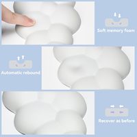 Repose-poignet pour clavier d'ordinateur Cloud, tapis de souris Cloud avec repose-poignet Tapis de souris ergonomique avec support de poignet