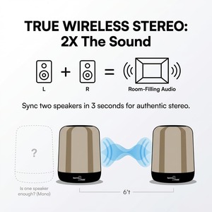 Altavoz TWS F022 con Luces LED RGB, Bajos Profundos, 8 Horas de Reproducción, Tarjeta TF, Llamadas Manos Libres, Altavoz Portátil para Fiestas Junto <span class=keywords><strong>a</strong></span> la Cama - Product Image 2