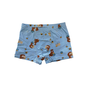Produttore pantaloncini Super morbidi da ragazzo e da bambino in cotone con stampa assortita Boxer slip da bambino - Product Image 3