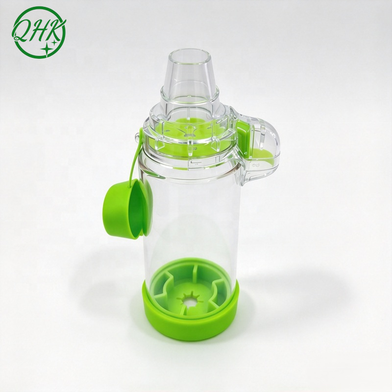 Coloured Inhalers 175mL Green Inhaler Spacer With Universal Adaptors for Most MDIs ...