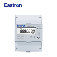 Compteur d'énergie intelligent bidirectionnel certifié MID Eastron SDM72D-M sur rail DIN, avec RS485 Modbus, pour solaires photovoltaïques et recharge de véhicules électriques