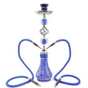 Nouveau modèle Narguilé noir à 2 tuyaux Shisha Vente en gros Narguilé Shisha en alliage d'aluminium Ensemble <span class=keywords><strong>Chicha</strong></span> Complet Mini Narguilé - Product Image 6