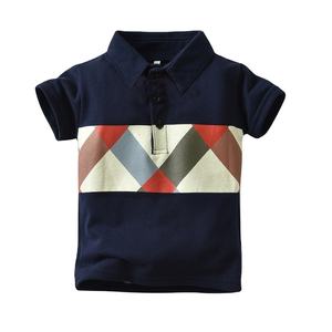 Chemise en coton pour garçon, vêtements pour enfant, polo pour garçon, t-shirt à imprimé graphique, polo pour enfants - Product Image 2