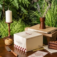 Boîte d'emballage personnalisée pour desserts, boîte cadeau en papier imprimé pour boulangerie avec logo pour biscuits, gâteaux, pâtisseries, plats à emporter, fournisseur en gros