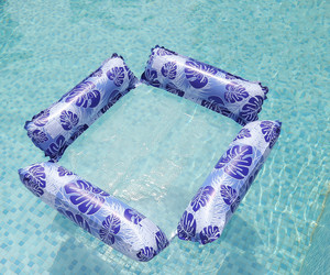 YUQING Y-<span class=keywords><strong>04</strong></span> Chaise longue de <span class=keywords><strong>piscine</strong></span> et hamac aquatique pliable moderne en PVC pour adultes - Product Image 1
