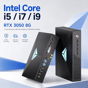 Mini PC Intel de 8 Núcleos I9 9900T I7 9700F I5 9400F, Computadora de Escritorio Pequeña, <span class=keywords><strong>Win</strong></span> 10 Pro Linux, 4K, LAN Dual, WIFI 5G - Product Image 2
