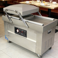 Scelleuse sous vide à double chambre 700PD pour l'e-commerce, scellage alimentaire commercial, haute efficacité Fresh-Lock, facile à nettoyer