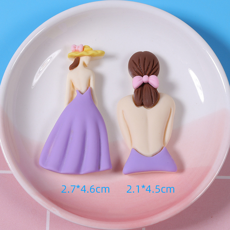 New Style Summer Backless Dress Girl Flatback Resin Cabochons Mobile Phone  Cover Part Diy Accessories Decoration| Alibaba.com