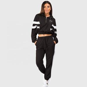 2023 Sudadera chándal de 2 piezas con logotipo personalizado para mujer al por mayor - Product Image 3