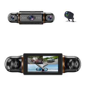 Caméra embarquée 3 pouces 4 canaux 1080P IPS avec écran tactile WDR WIFI GPS Enregistreur vidéo 360° Caméra de recul DVR de voiture 24H - Product Image 1