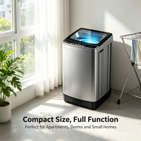 Mini Lave-linge semi-automatique électrique à chargement par le haut pour usage domestique, nouvelle machine à laver/sécher à cuve unique en plastique de 4,65,5 kg