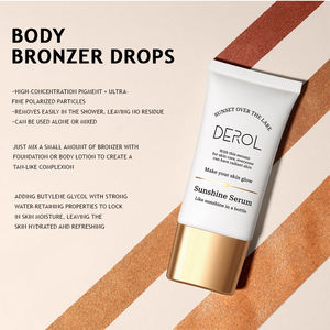 Esencia de polvo prensado transfronterizo líquido resaltador de leche de bronce para iluminar el tono de la piel facial y modificar el contorno - Product Image 2