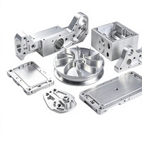 Pièces usinées CNC en aluminium anodisé couleur personnalisée, composants de porte-clés EDC multicolores, électronique portable