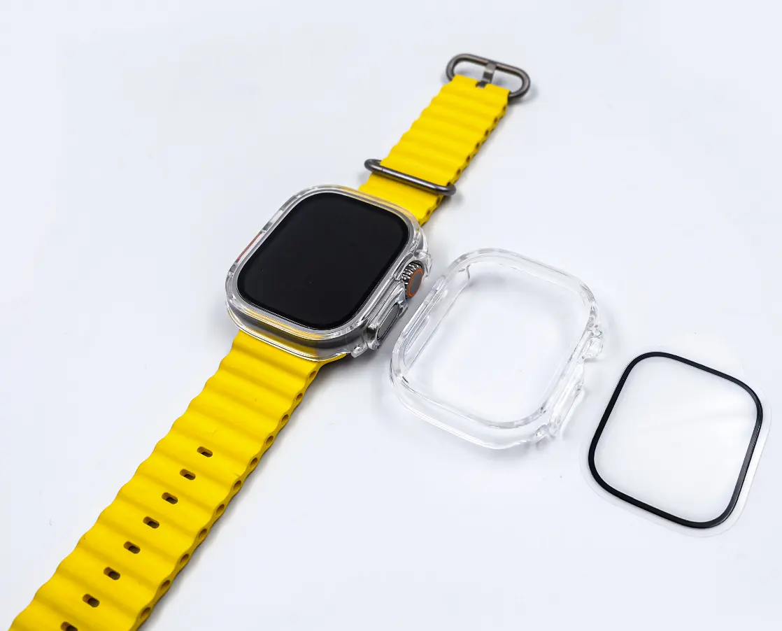 Waterproof Anti Shock Watch Cover and Screen Protector for Apple Watch Ultra Screen and Case Protector for Watch