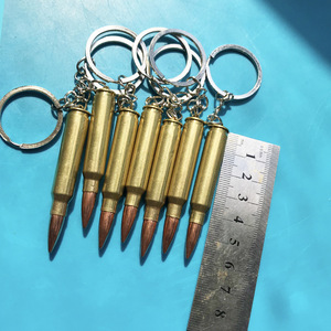 Đa đạn hình dạng khuyến mại Keychain chữa bệnh vật liệu đồng thau sang trọng kim loại móc chìa khóa với biểu tượng tùy chỉnh - Product Image 5