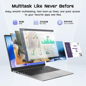 Computadora Portátil con Pantalla Full HD de 14.0 Pulgadas, Procesador Celeron N4000, 6 GB de RAM, 512 GB, Sistema Operativo <span class=keywords><strong>Google</strong></span> <span class=keywords><strong>Chrome</strong></span>, WIFI 5G, Windows 11 - Product Image 4