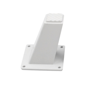8cm Square/Round Plastic Cabinet Legs in Black & White for TV Cabinets <b>Wardrobes</b> Entryway <b>Shoe</b> Cabinets Bedside Tables Furniture - Product Image 3