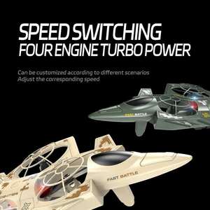 Dron RC para Niños Principiantes con Cuerpo de Espuma Seguro, 3 Niveles de Velocidad, Acrobacias Aéreas de 360°, Vuelo con una Sola Tecla, Juguete Volador con Control Remoto de 50-60M - Product Image 5