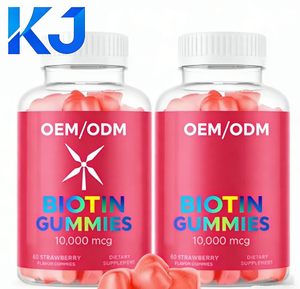 Complément alimentaire en gommes à la biotine pour adultes, marque privée, soutien pour les cheveux, la peau et les <span class=keywords><strong>ongles</strong></span>, emballage personnalisable, nutrition diététique - Product Image 1