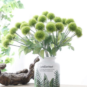 Chrysanthème en soie en gros, fleur artificielle d'<span class=keywords><strong>allium</strong></span>, fausse tête de fleur d'oignon pour la décoration de la maison, fleurs et plantes - Product Image 3